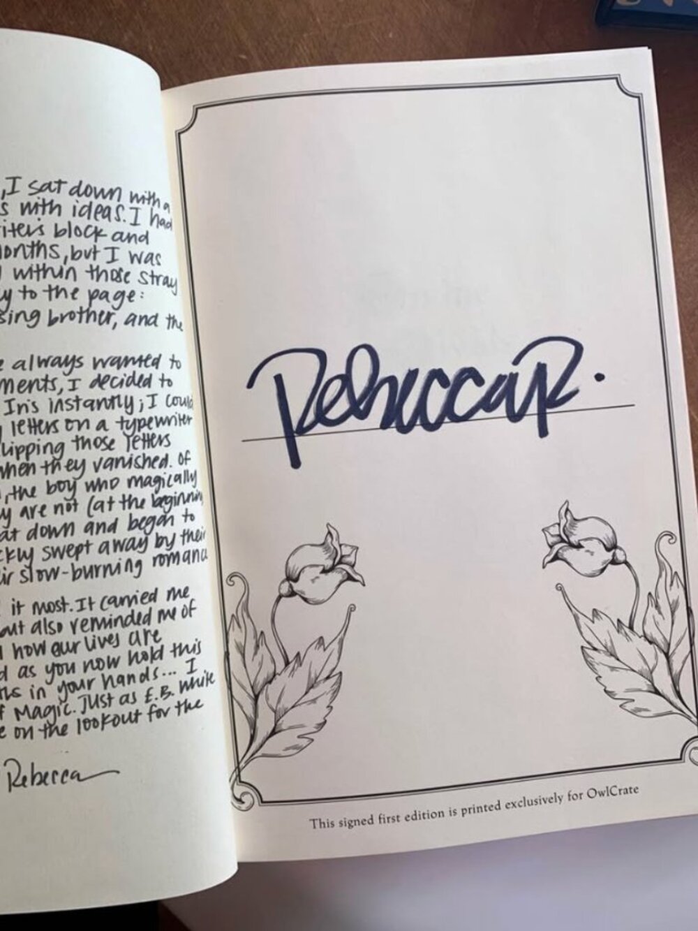 Owlcrate Divine Rivals and Ruthless Vows Letters of Enchantment books - Picture 7 of 10